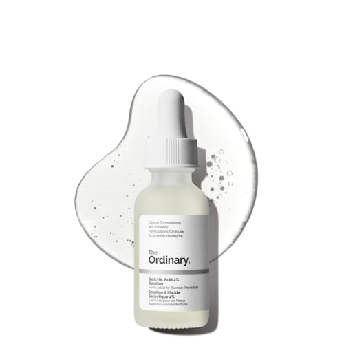 The Ordinary Salicylic Acid 2% Solution, Acne-Fighting Serum for Blemish-Prone Skin, 1 Fl Oz