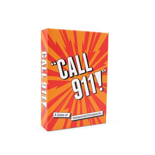 Call 911! | A Family Game of Unexpected Emergencies | Family Card Games for Adults & Kids, 200 Emergency Prompts | Prime Deal | Fun Card Games for Family Game Nights, & Parties | Ages 14 Up