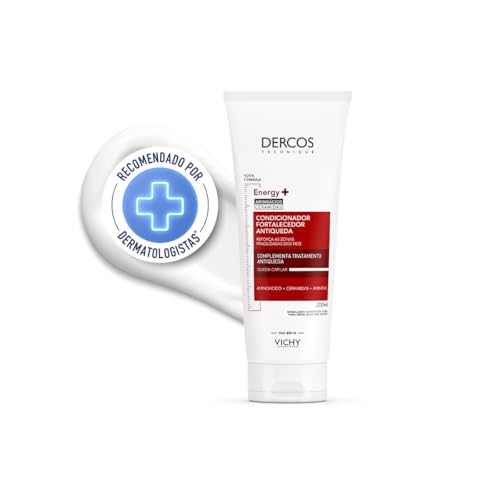 Vichy Dercos Energy+, Condicionador Antiqueda Fortalecedor com Aminexil, Aminoácidos e Ceramidas, +1.000 Fios Salvos em 1 Mês e +47% Fios Fortalecidos, 200ml
