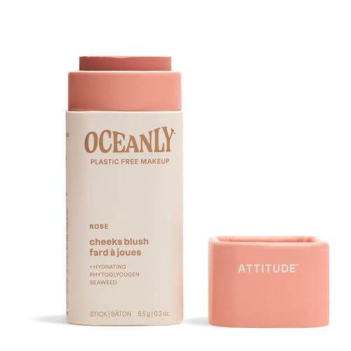 ATTITUDE Oceanly Lightweight Blush Stick, Rose