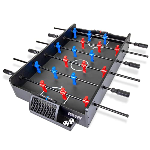 GoSports 32 Inch Tabletop Foosball Game Set - Oak or Black | Tabletop, Foosball, Oak, Black28" Tabletop Foosball T