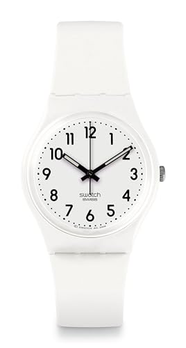 Swatch Gent BIOSOURCED JUST White Soft Quartz Watch