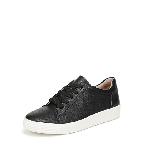 Naturalizer Soul Womens Neela Comfortable Fashion Casual Lace Up Sneakers Black 8 M