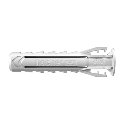 (-50%) fischer Spreizdübel SX Plus 10 x 50, Schachtel mit 50 Nylondübeln, Dübel für optimalen Halt bei Befestigungen in Beton, Vollziegel, Porenbeton, Hochlochziegel uvm.