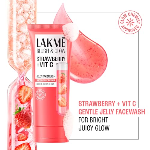 65% Off : Lakmé Blush & Glow Facewash, 150g