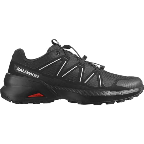 Salomon Men’s Speedcross Peak Trail Running Shoes - Black/Black/Glacier Gray - 10 Medium