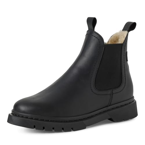 (-33%) Tamaris Damen Stiefel Leder schwarz 36