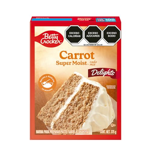 Betty Crocker Delights Super Moist Carrot Cake Mix, 13.25 oz