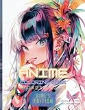Anime Coloring Book: Girls Edition (Anime Coloring Books)