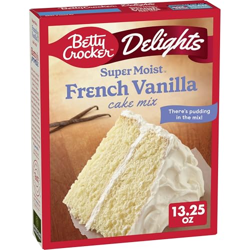 Delights Super Moist French Vanilla Cake Mix 1325 Oz
