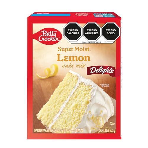 Betty Crocker Delights Super Moist Lemon Cake Mix, 13.25 oz