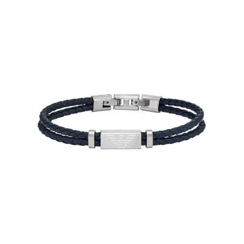 (-40%) Emporio Armani Armband für Männer, Edelstahl-ID-Armband, Länge: 196mm+15mm, Breite: 19mm, Höhe: 9mm, EGS2995040