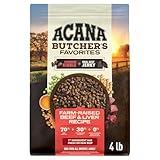 ACANA Butcher’s Favorites Grain-Free Dry Dog Food Farm-Raised Beef & Liver Recipe 4lb Bag