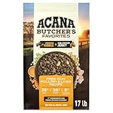ACANA Butcher’s Favorites Grain-Free Dry Dog Food Free-Run Poultry & Liver Recipe 17lb Bag