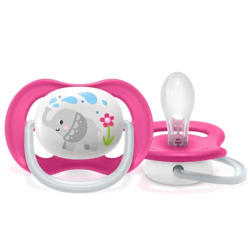 Chupeta Ultra Air 6-18 Meses Philips Avent Girl Unitária Elefante 081/12