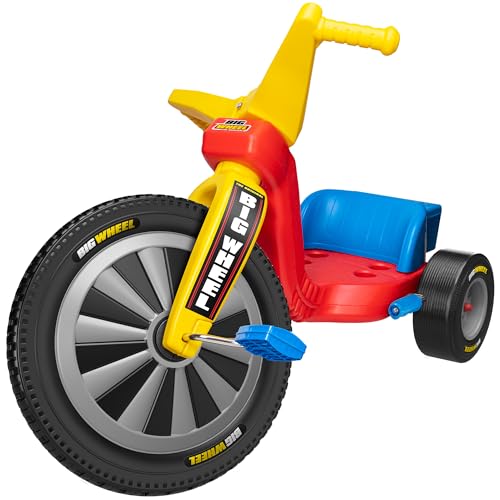 Schylling Big Wheel Big Spin - BW16BS - Low-Riding Tricycle with Adjustable Seat for Growing Child up to 70 lbs. - Original Classic Bike - Ages 3 and Up