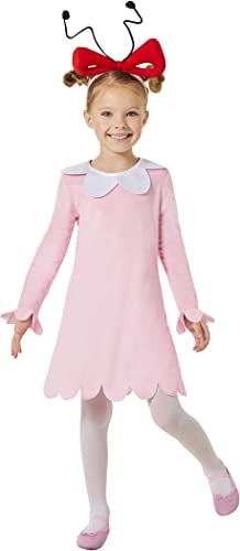 InSpirit Designs Dr. Seuss Toddler Cindy Lou Who Costume | Officially Licensed | The Grinch Who Stole Christmas, XS
