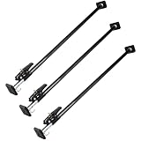 Keeper Adjustable Cargo Bar for Pickup Truck Bed, Ratcheting Cargo Bar, Ideal Work Truck Accessories, Black/Silver, 40"-70" Adjustable Length, 3 Pack -----------------------------------------------------------------------------------------------------------------------------------------------------