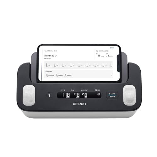 Complete ECG Machine + BP Monitor Built in Bluetooth Technology; AFib, Tachycardia, Bradycardia & Hypertension Monitoring