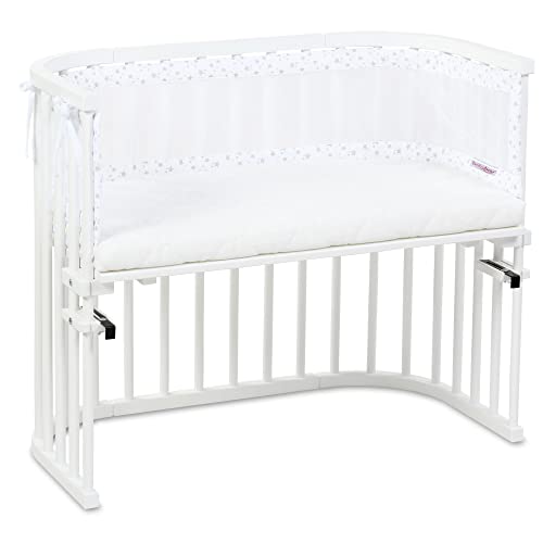 babybay Maxi Beistellbett mit Matratze Classic Cotton Soft und Nestchen