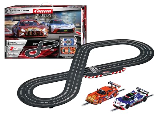Carrera Evolution Analog Electric 1:32 Scale Slot Car Racing Track Set Most Comprehensive This