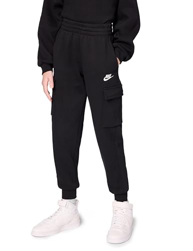 Nike Kids' Big Sportswear Club, Black/Black/White