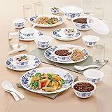 Larah By Borosil Dinner Set with Glasses 40 2099