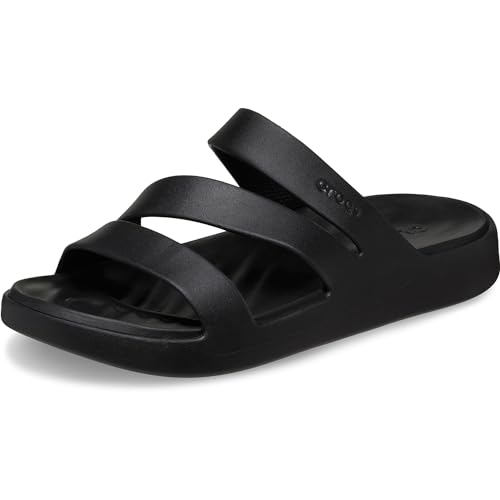 Crocs Women's Getaway Strappy Sandals, Black, 6