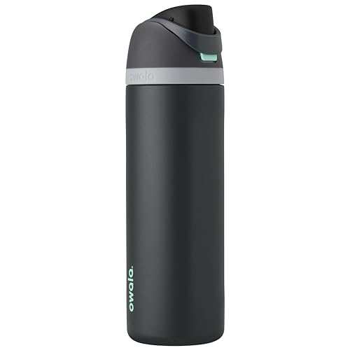 Owala FreeSip Insulated Stainless Steel Water Bottle with Straw for Sports and Travel, Leak Proof, BPA-Free, 710ml, Foggy Tid