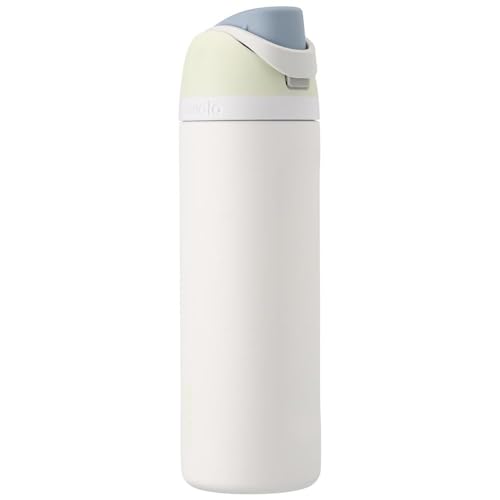 Owala FreeSip Insulated Stainless Steel Water Bottle with Straw for Sports, Travel, and School BPA-Free Sports Water Bottle, 24 oz, Iced Breeze