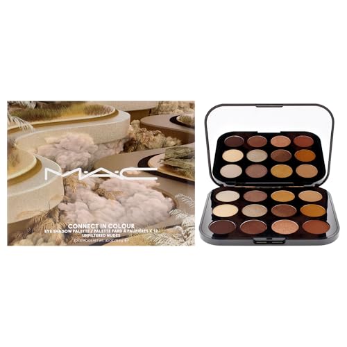 MAC Connect In Colour Eye Shadow Palette - Unfiltered Nudes for Women - 0.43 oz Eye Shadow
