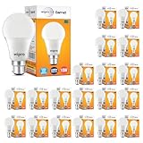 Wipro Garnet 10W LED Bulb for Home Office Cool Day White 6500K B22 Base Pack of 20