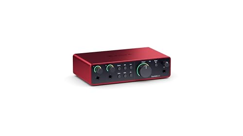 Focusrite Scarlett 2i2 4th Gen USB Audio Interface