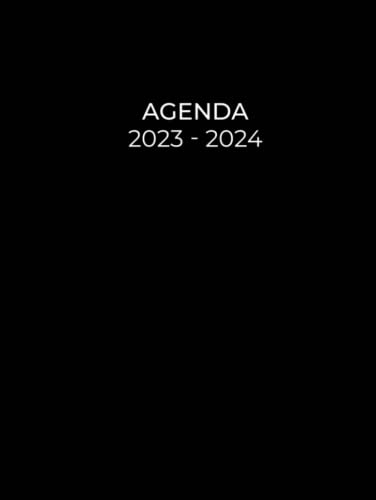 2023 2024 Agenda Semainier 2023 2024 Grand Format A4 Noir Rigide