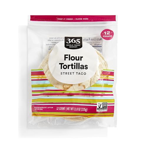 365 By Whole Foods Market, Flour Tortillas, Street Style, 11.85 Ounce