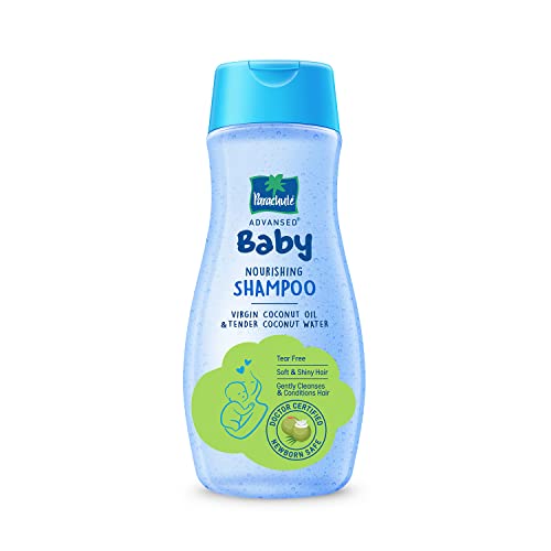 Baby Shampoo for Kids |Clear| Doctor Certified | Tear Free | Tender Coconut Water & Virgin Coconut Oil | Soft & Shiny Hair | 200ml
