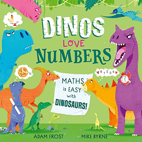 Dinos Love Numbers (Short Story) book cover
