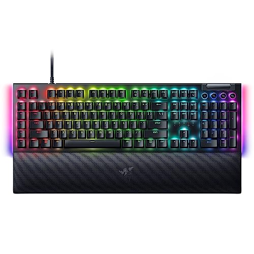 (-34%) Razer BlackWidow V4 - Mechanische Gaming-Tastatur Chroma RGB (Mechanische Green Switches, 6 eigene Makro-Tasten, Doubleshot-ABS-Tastenkappen) QWERTZ DE-Layout | Schwarz