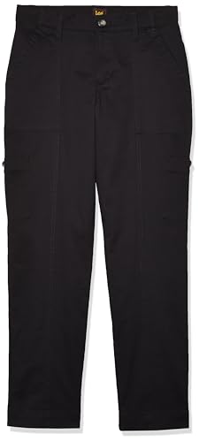 Lee Women's Ultra Lux Comfort with Flex-to-Go Utility Pant, Unionall Black, 10