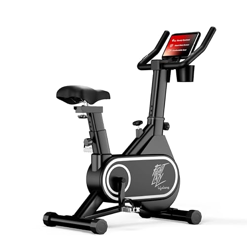 Lifelong Fit Pro Spin Fitness Bike with 7Kg Flywheel, Adjustable Resistance & Heart Rate Sensor for Fitness at Home Workouts|Max Weight Capacity: 120 