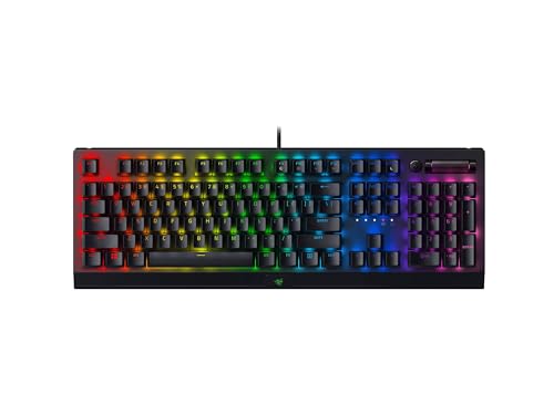 🔥 STARKER PREIS (-31%) Razer BlackWidow V4 X – Mechanische Gaming-Tastatur Chroma RGB (mechanische Schalter, grün, 6 dedizierte Makro-Tasten, ABS-Tasten) FR-Layout | Schwarz