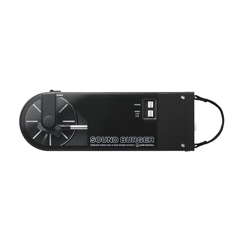Audio-Technica AT-SB727 Sound Burger Portable Bluetooth Turntable, Black
