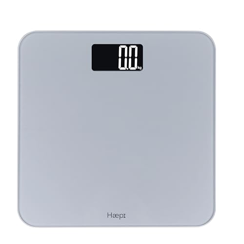 🔥 SELTEN SO GÜNSTIG (-57%) Haepi Digitale Personenwaage mit großer Glasplattform, beleuchtetem Display, präziser Messung & stilvollem Design – Tragkraft bis 180 kg, inklusive Batterien, 15 Jahre Garantie