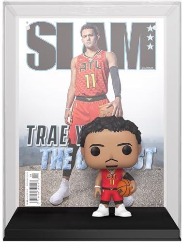 Funko Pop! NBA Cover: Slam – Trae Young - Figurine en Vinyle à Collectionner - Idée de Cadeau - Produits Officiels - Jouets pour Les Enfants et Adultes - Sports Fans