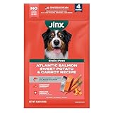 Jinx Grain-Free Dry Dog Food for Puppy & Adult - Real Salmon, Sweet Potato & Carrot Dog Kibble, Superfoods & Probiotics for Healthy Digestion & Immune Support, No Fillers - 4lb