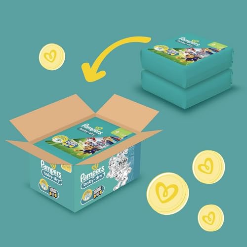 (-15%) Pampers Baby-Dry Paw Patrol Edition Größe 6, 164 Windeln, 13kg-18kg, Bis zu 100% Auslaufsicher & Komfortable Nacht