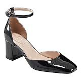 Bandolino Womens Letsadd Black Patent 5.5 Medium