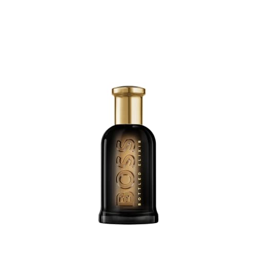 Perfume Masculino Boss Bottled Elixir Parfum, 50ml | Madeira de Âmbar, Rico e Sofisticado