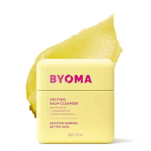 BYOMA Melting Balm Facial Cleanser - Buttery Soft Cleansing Balm for Skin Barrier Repair - Tri-Ceramide Face Wash for Sensitive Skin & All Skin Types - Deeply Hydrated Skin, No Oily Residue - 2.12 oz