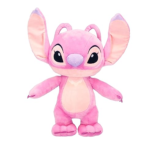 KIDS PREFERRED Disney Baby Lilo & Stitch Angel Soft Huggable Stuffed Animal Cute Plush Toy for Toddler Boys and Girls, Gift for Kids, Pink Angle 16 Inches